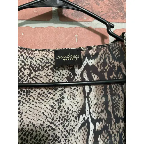 Audrey Snake Print Kimono