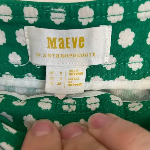 Maeve Colette Cropped Wide-Leg Pants SZ 4