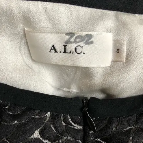 ALC Frank A.L.C. Varney Dress Black Navy NWOT 6 8