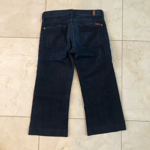 7 For All Mankind  Crop Dojo Jeans Sz 24 NWOT