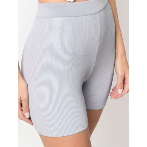 Jacquemus Le Short Arancia ribbed biker shorts