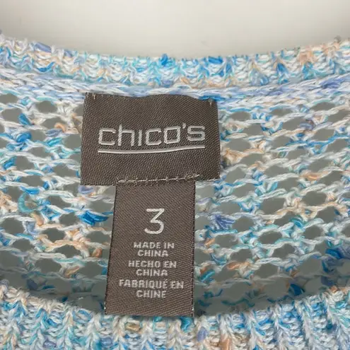 Chico's Chico’s Light blue Knit Cover Up