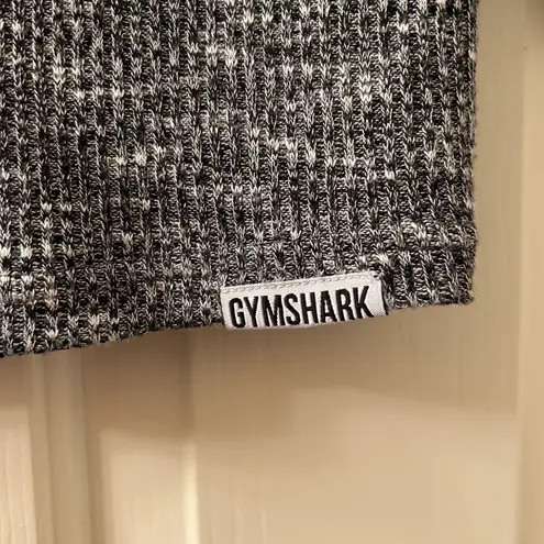 Gymshark Slounge Crop Top Size Medium Black Marl