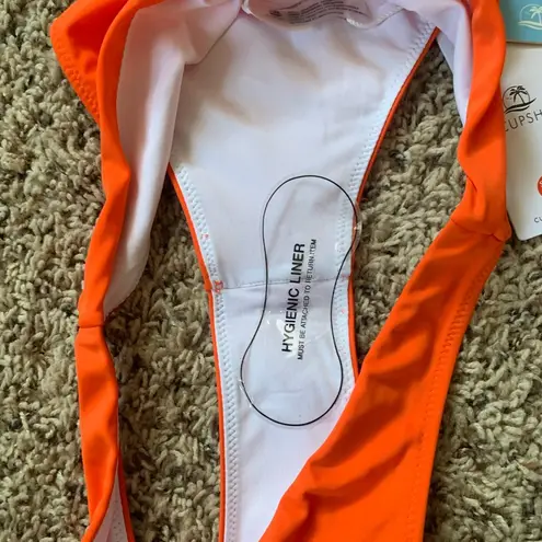 Cupshe  | bright orange hipster bikini bottom - Image 3