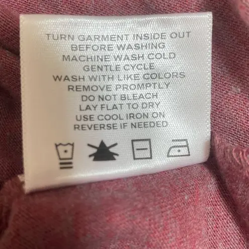 Threads 4 Thought Threads 4 Thoughts Women Top L Rose Tee Organic Cotton Soft Relaxed Lounge NEW