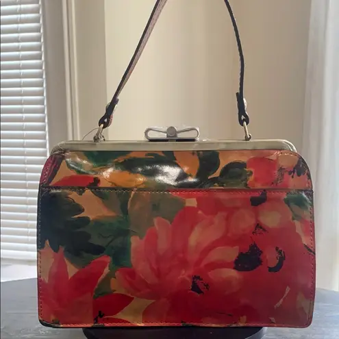 Patricia Nash Trikomo Spring Multi Printed Top Handle Satchel Bag NWT