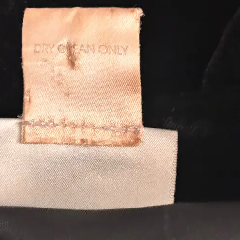 Willi Smith Whimsigoth Velvet Top Large Goth Witchy Black Velvet