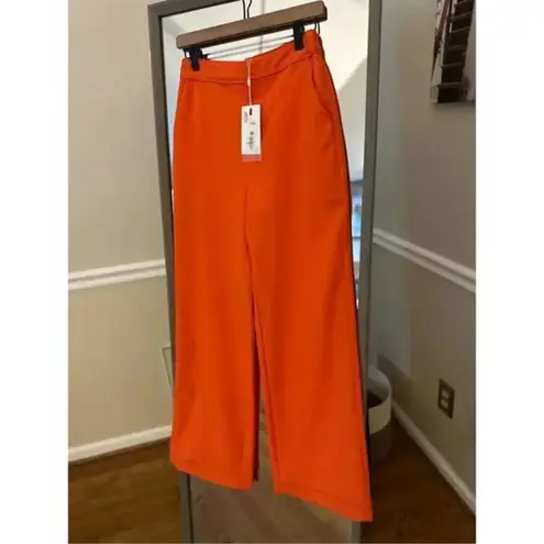 Endless Rose Orange Wide Leg Palazzo Pants Size 0 NWT