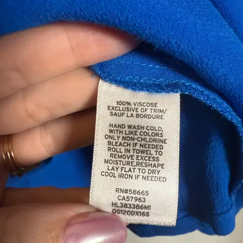 Chelsea28 Bell Sleeve V Neck Blouse Medium