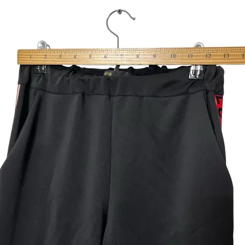 Maje Love Graphic Track Pants Women’s Size M Black Striped Joggers Casual