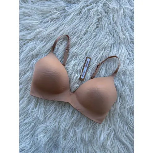 SKIMS Wireless Form T-shirt Bra Ochre Size 34D