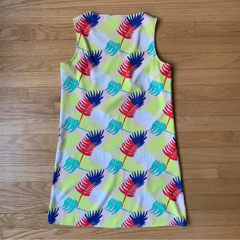 Marine layer Palm Print Verdue Floral Shift Mini Dress Size XS