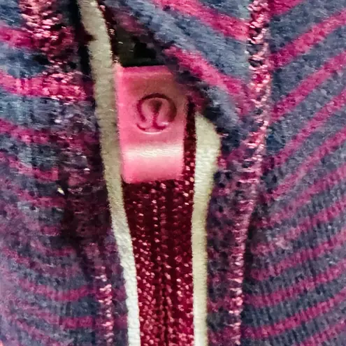 Lululemon Star Runner Pullover Hyper Stripe Plum / Plum