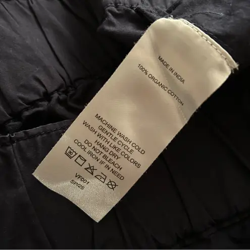 Quince Navy Blue 100% Organic Cotton Poplin Pull On Shorts Women’s Size XL