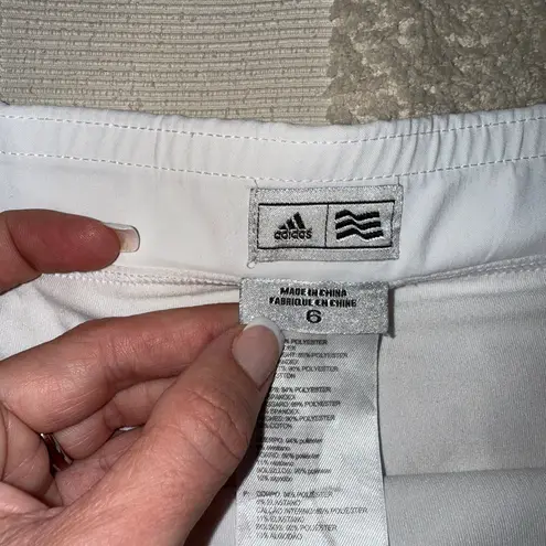 Adidas White  Active Golf Skort size 6
