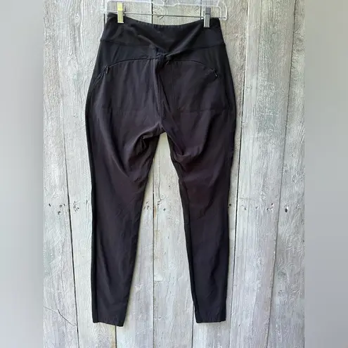 Athleta  Size 6 Women's Highline Hybrid Summiter Tight Pants Black‎ Hiking - Image 2