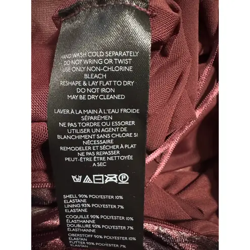 BHLDN Holly Halter Velvet Floral Gown in Wine/Bordeaux Size M (New with Tags)