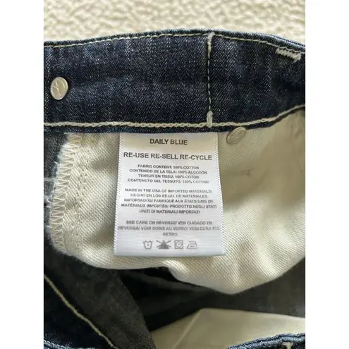 Daily Blue Hope Jeans Zephyr Blue Wash Utility Cargo Pant High Rise Size 30