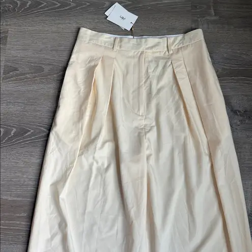 NEW The Frankie shop pamela trousers in cornsilk Medium