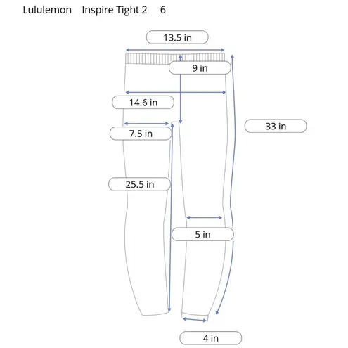 Lululemon Power Luxtreme Suited Jacquard Black & White