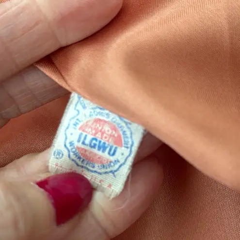 Vintage Union Made Alorna NY Taupe Fur Collar Man Made Cashmere Penny Lane Coat Tan Size undefined