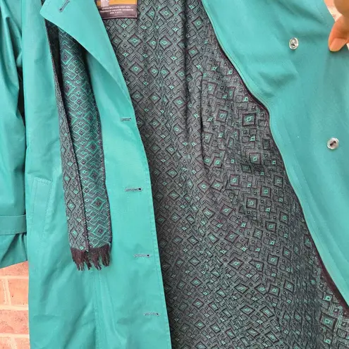 London Fog Flannel Lined Trench size 8 reg