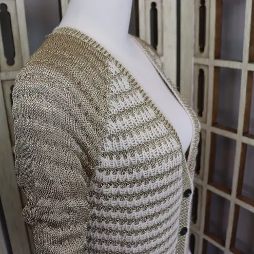 Rag and Bone  Gold Laura Alpaca Cardigan Sweater Size L