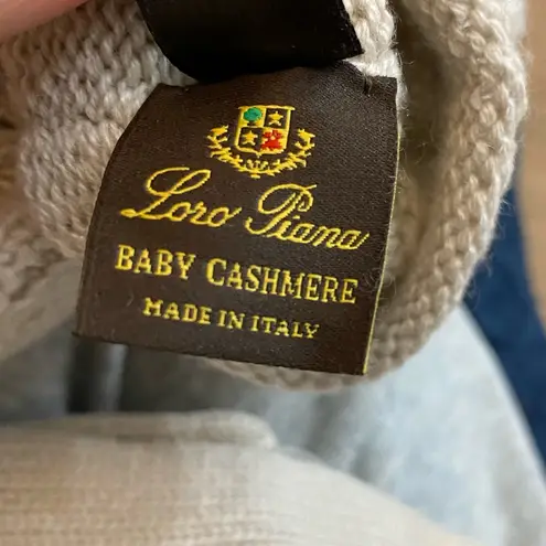 Loro Piana baby cashmere long pointelle gloves