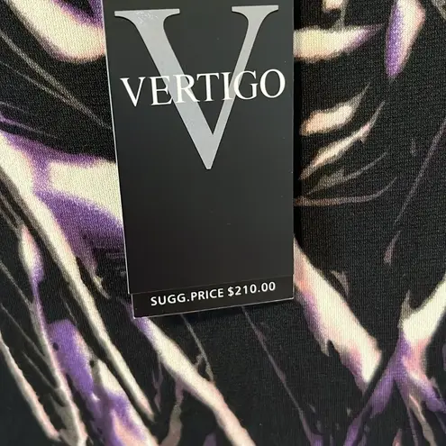 Vertigo Paris Vertigo Marbelized Maxi Dress NWT