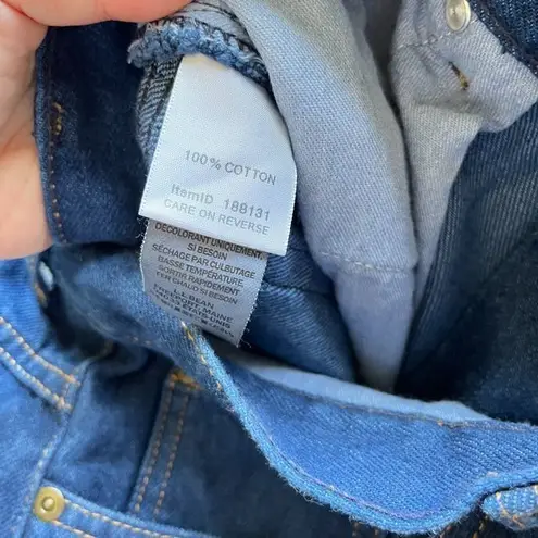 NEW L.L. Bean Original Fit Jeans High Waist Relaxed Loose Womens Size 12… Blue