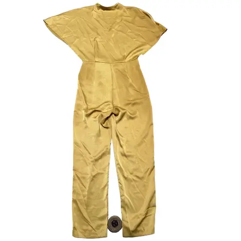 Strut & Bolt New Satin Mustard Jumpsuit – Size Medium