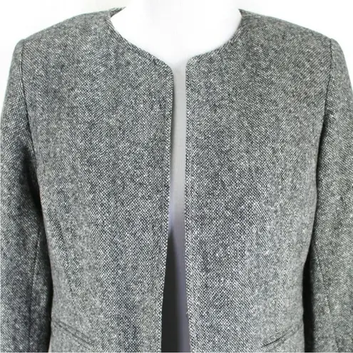 Orvis Vintage Wool Blazer Jacket 14P Navy White Tweed