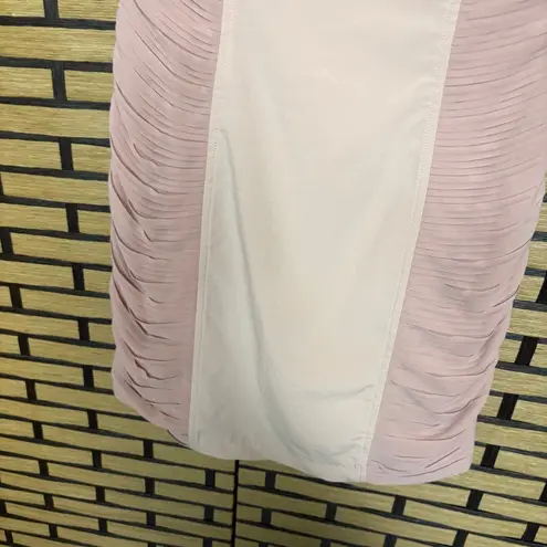 C. Luce Pale Pink Strapless Dress Size Small
