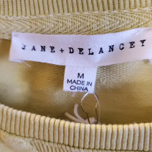 Jane and Delancey Medium vintage look light yellow blouses top