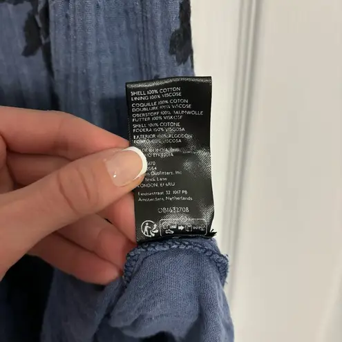 Free People  Forget Me Not Midi Dress Blue