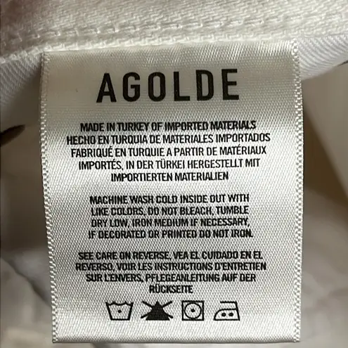 AGOLDE  Fen conjure White High Rise Relaxed Taper Jeans