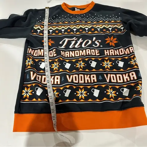 Tito’s Not That Ugly Crewneck Long Sleeve Pullover Sweater Size S Gray