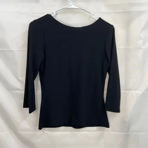 Vintage Vol. 1 petite women's black sequin diamond v