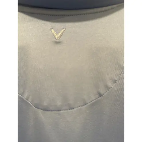 Callaway Women's Golf Polo Shirt Blue XXL Opti-Dri Performance Short Sleeve