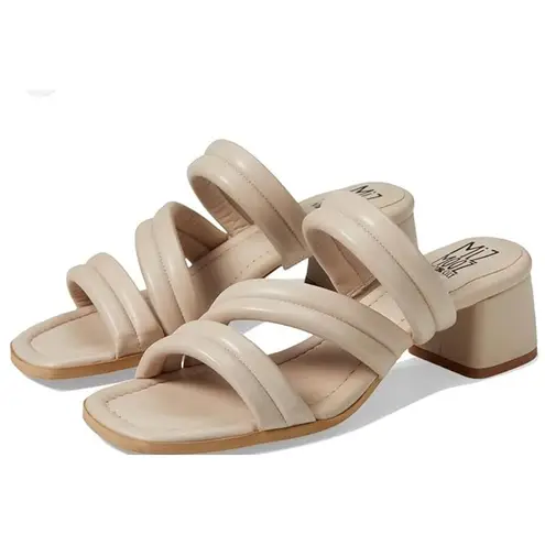 Miz Mooz NYC Oceana Heels Sandals Cream Leather Size 9/9.5 US 40 EU NIB Wedding