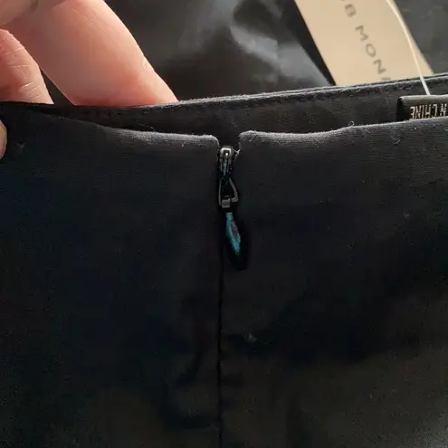 Club Monaco black pencil skirt size 0 cotton spandex blend