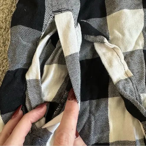 Gap  Plaid Flannel Tie Belt Shirtdress