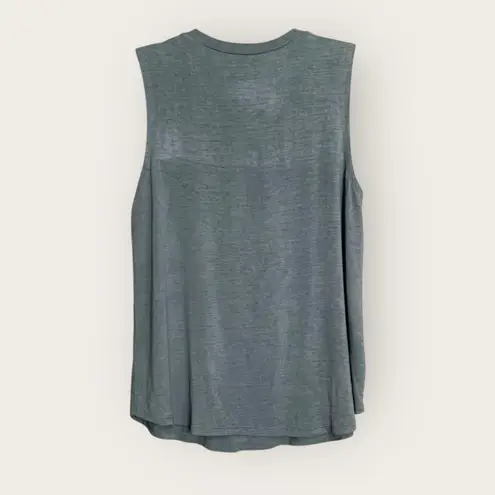 Homegirl Society Blue Coachella Valley Tank Top Medium