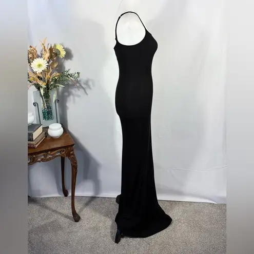 SKIMS ♨️ Soft Lounge Long Slip Maxi Dress Onyx Sz Large 🧡