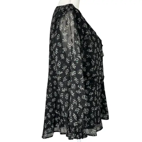 Collective Concepts Wrap Women’s Blouse Top Size XL