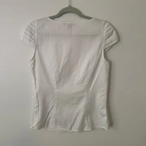Antonio Melani  white cap-sleeve top size M