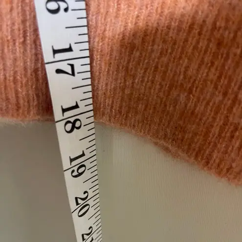 Doen Azaria Alpaca Wool Ruffle neck sweater in Coral sz XS Pink