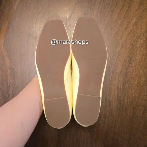 Shoe The Bear Maya Patent Ballerina Mary Jane Flats Yellow Size 9