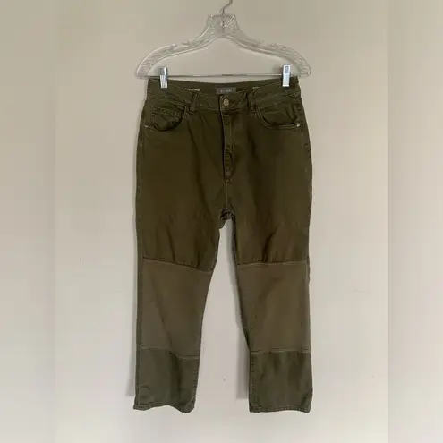 DL 1961 | Jerry High Rise Vintage Straight Crop Jean Green 27