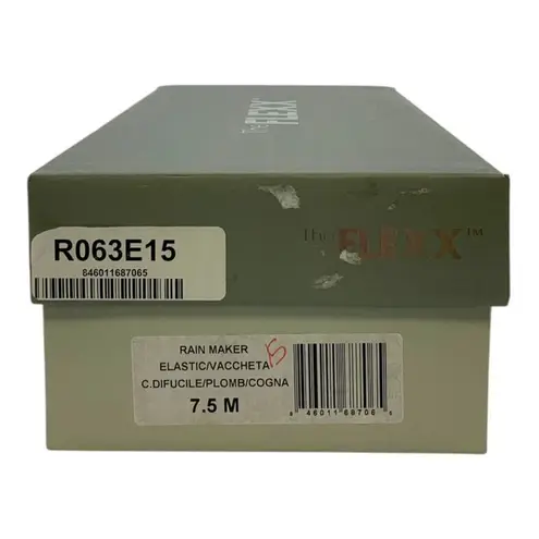 The FLEXX Rain Maker Thong Sandal Silver Elastic/Vaccheta US Women's 7.5M Size 7.5